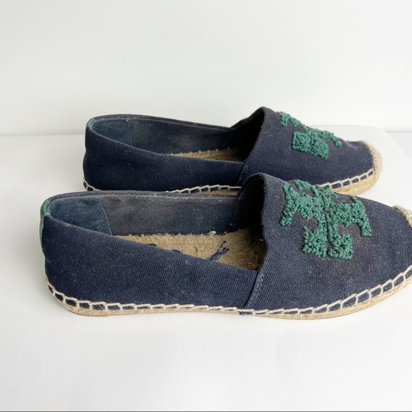 Tory Burch Elisa logo slip on espadrilles - Picture 2 of 4
